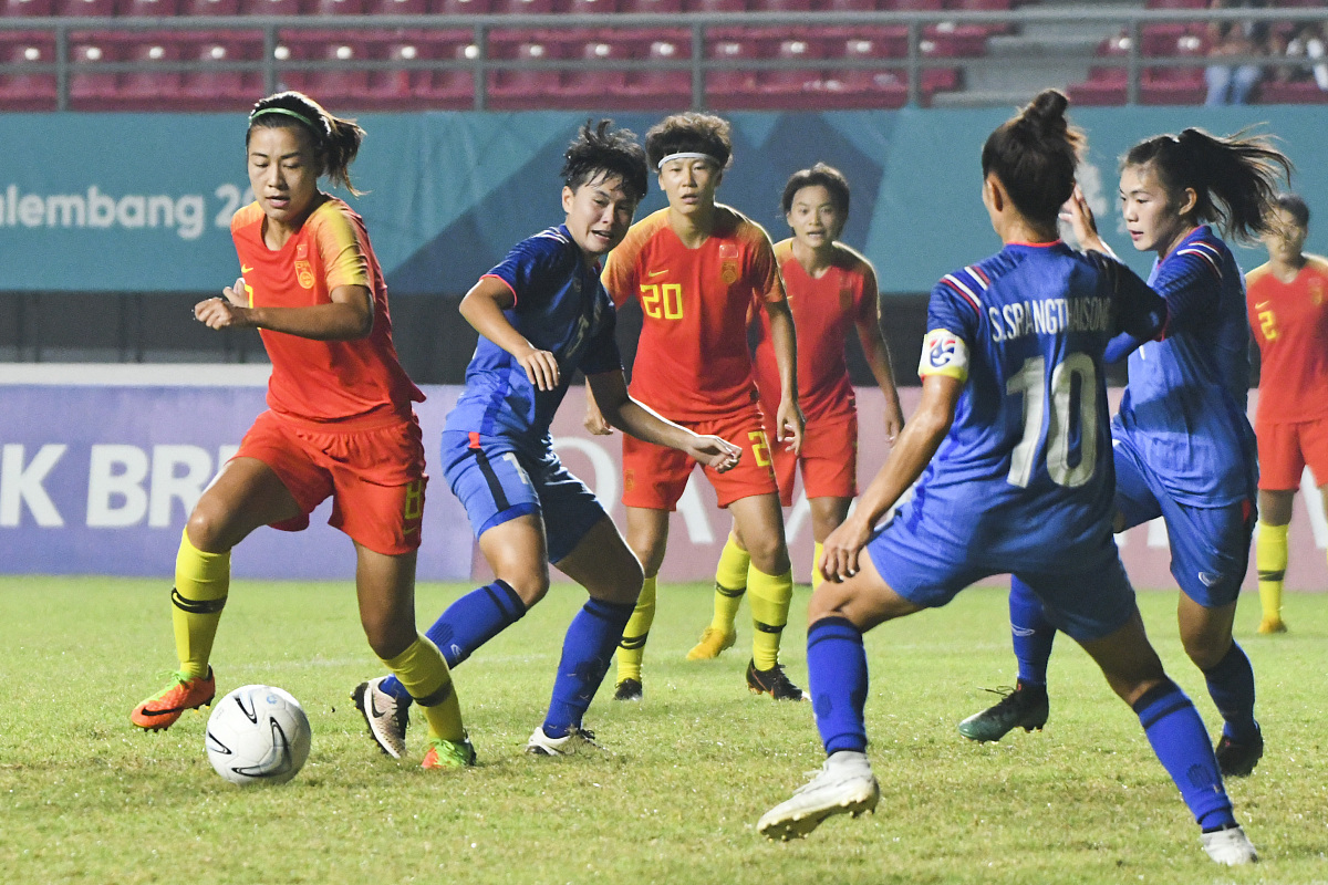 中国女足备战严谨,队员训练纪律严格有序 中国女足备战严谨,队员训练纪律严格有序