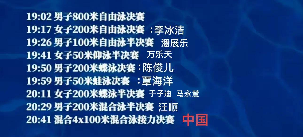 包含游泳决赛今晚上演：一冠王者将誓夺桂冠的词条